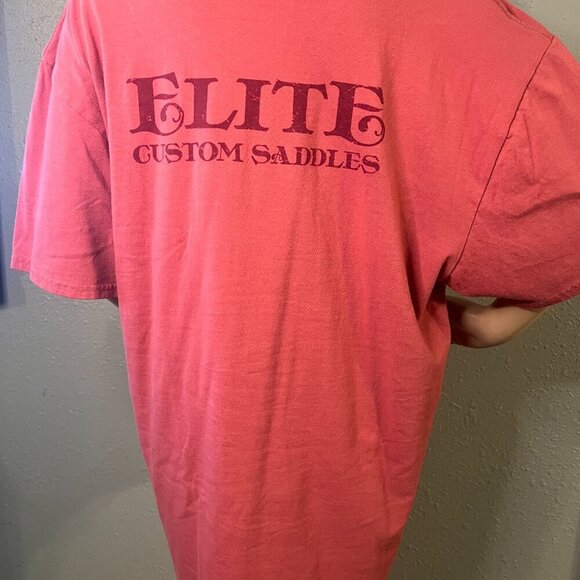 PORT & COMPANY BEACH WASH GARMENT-DYE ELITE CUSTOM SADDLE SZ XL - Picture 4 of 5